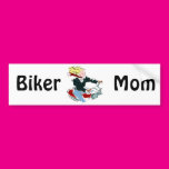 Biker Blond Bumper Sticker