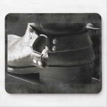 Biker Boot 25 Mousepad mousepads