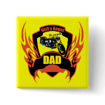 Biker Pinback Buttons