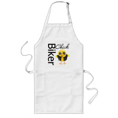 Biker Chick Apron by chicktshirts
