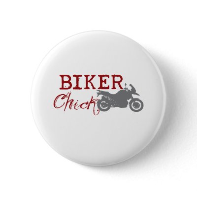Biker Chick Pin by worldsfair