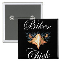 biker chick buttons