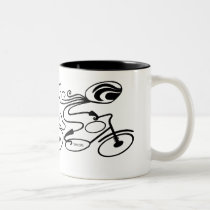 "BIKER CHICK" by Mary Ford mugs