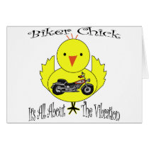 Biker Chick Greeting Cards