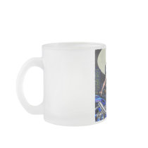 Biker Chick - Frosted Glass Mug