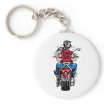 Biker Chick Key Chain