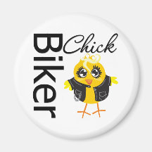 Biker Chick Magnet