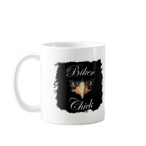 biker chick coffee mug