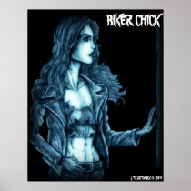 Biker Chick Posters