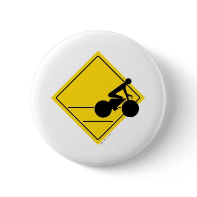 Biker Crossing Button by Mall4MyLife