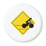 Biker Crossing Magnets