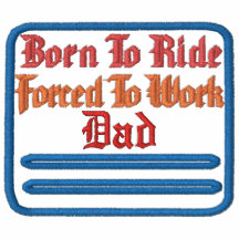 Biker Dad Embroidered Shirt
