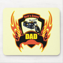 Biker Dad Fathers Day Gifts Mouse Pads