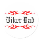Biker Dad Stickers
