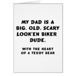 Biker Dude Dad Greeting Card