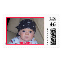 Biker Dude, YO BABY!! postage