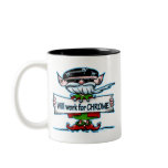 Biker Elf customizable holiday gifts Mugs