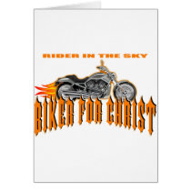 Biker For Christ Card