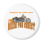 Biker For Christ Fridge Magnets