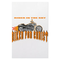 Biker For Christ Customized Stationery