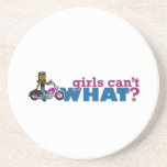 Biker Girl Coasters