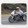 Biker Girl Photo Mousepad