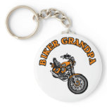 BIKER GRANDPA KEY CHAIN