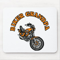 BIKER GRANDPA MOUSE MATS