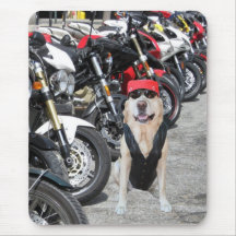 Biker Lab/Dog Mousepads