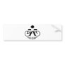 Biker on board bumper stickers