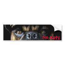 Biker Pug bumper stickers