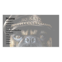 Biker Pug Business Card Templates