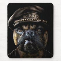 Biker Pug Mouse Mats