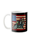 Biker Pug mugs