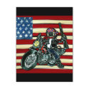 Biker Pug postcards