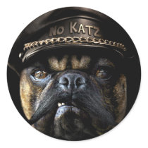 Biker Pug Stickers