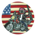 Biker Pug stickers