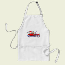Biker Santa aprons