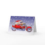 Biker Santa Greeting Card