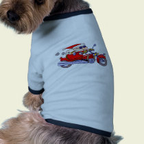 Biker Santa pet clothing