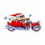 santa, santa claus, christmas, bike, motor-bike,