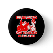 Biker Sex Lunch Black buttons by WhiteTiger_LLC Biker Sex Lunch Black buttons