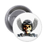Biker Skull A Pin