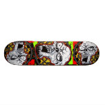 Biker Skull Art Skateboard skateboards