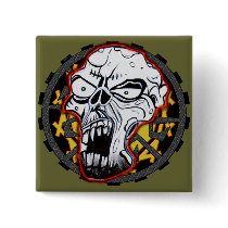 Biker Skull Buttons