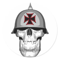 Biker Skull stickers