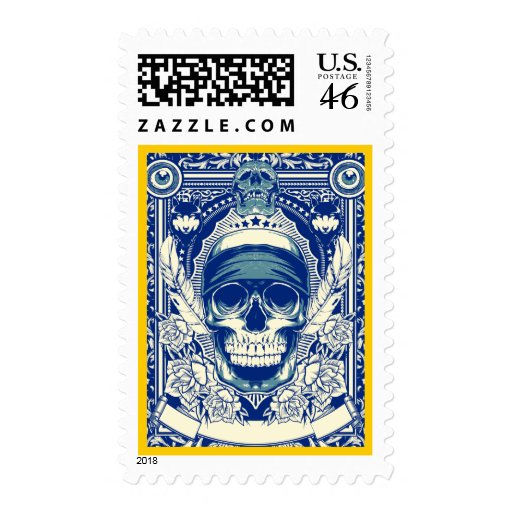 Biker stamp