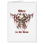 Biker to the Bone Greeting Card