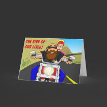 Biker Valentine cards