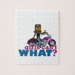 Biker Woman Jigsaw Puzzles